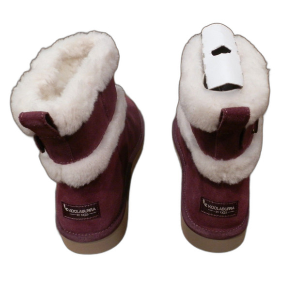 Koolaburra by UGG Barlee Purple Mini Boots Shoes Women's Size 10 New - Picture 3 of 4